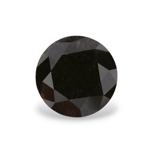 1,99 Karat Natürlicher Schwarzer Runder Diamant GIA