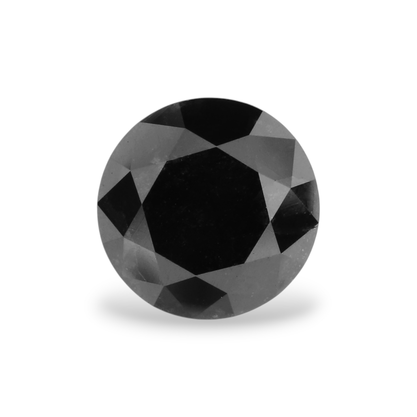 1,04 Karat natürlicher schwarzer runder Diamant (GIA)