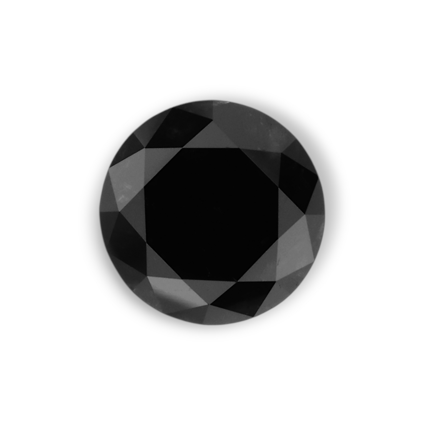 1,20 Karat natürlicher schwarzer runder Diamant (GIA)