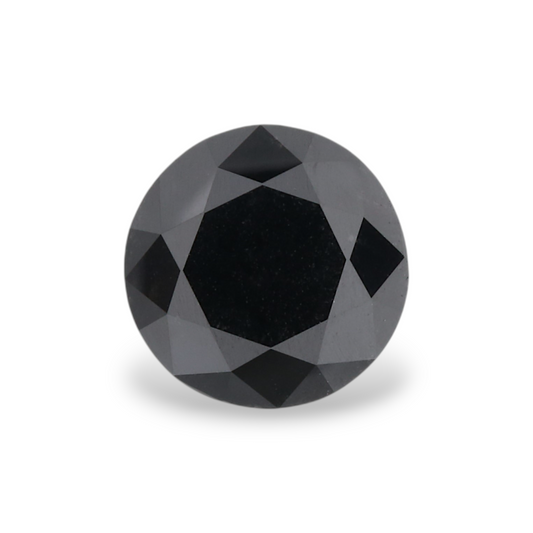 1,3 Karat natürlicher schwarzer runder Diamant (GIA)
