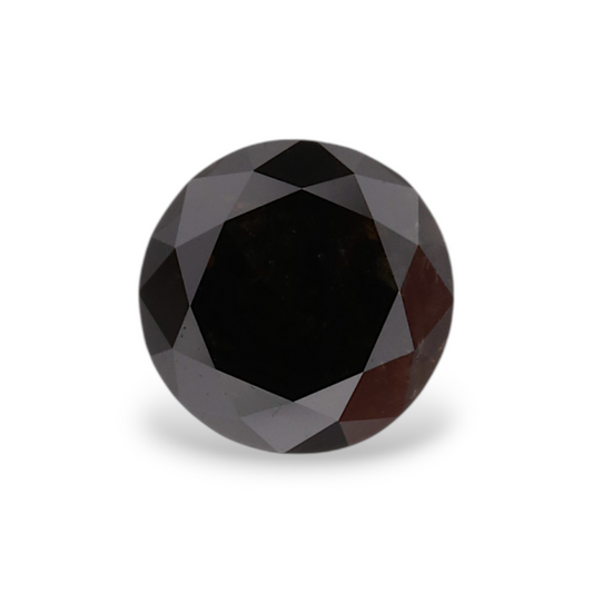 0,64 Karat natürlicher schwarzer runder Diamant (GIA)