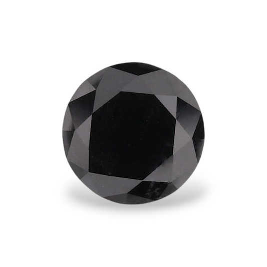 1,05 Karat Natürlicher Schwarzer Runder Diamant GIA