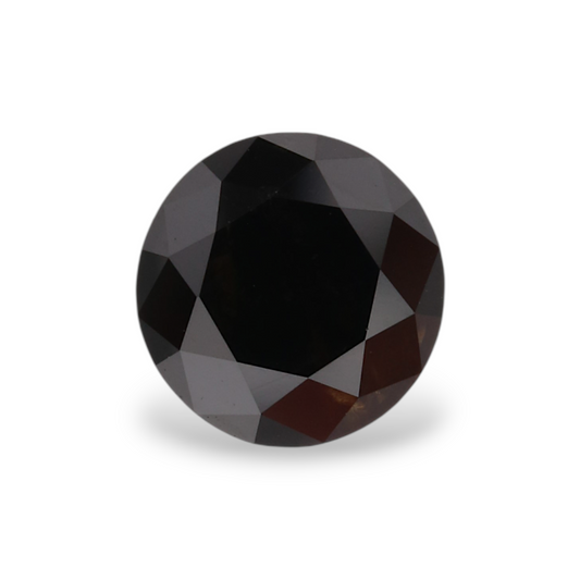 1,05 Karat Natürlicher Schwarzer Runder Diamant GIA