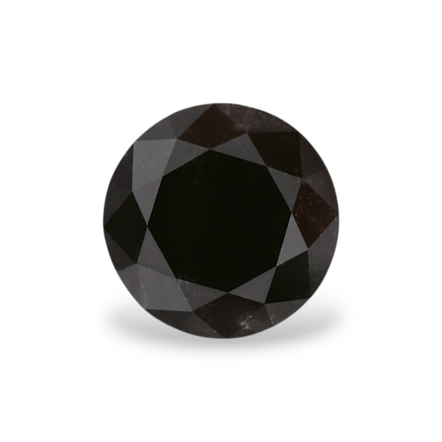 1,21 Karat Natürlicher Schwarzer Runder Diamant GIA