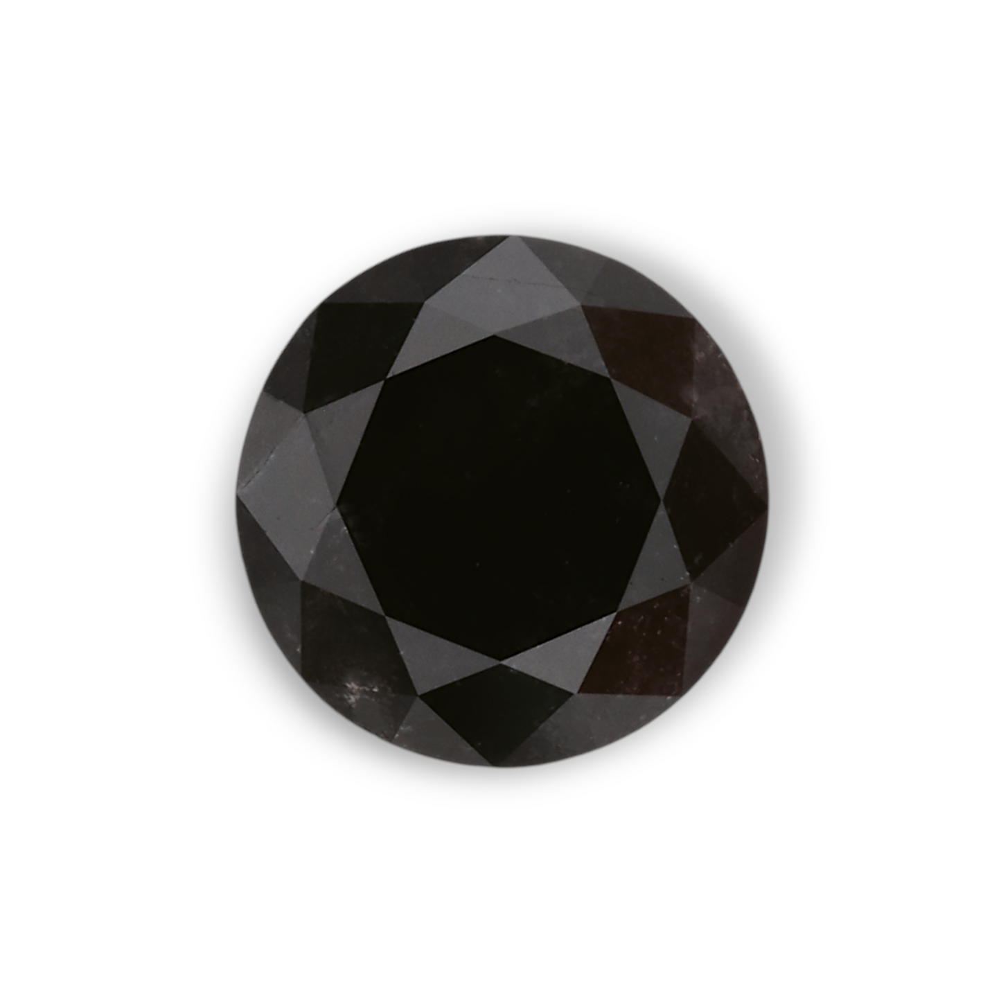 1,21 Karat Natürlicher Schwarzer Runder Diamant GIA