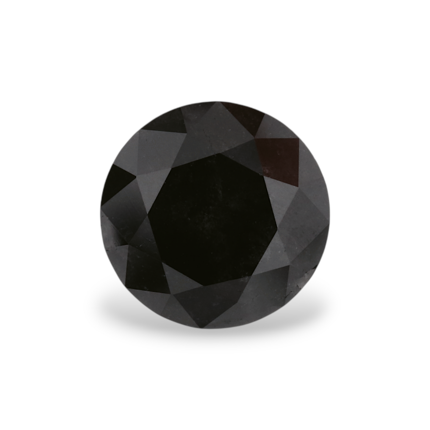 1,41 Karat Natürlicher Schwarzer Runder Diamant GIA