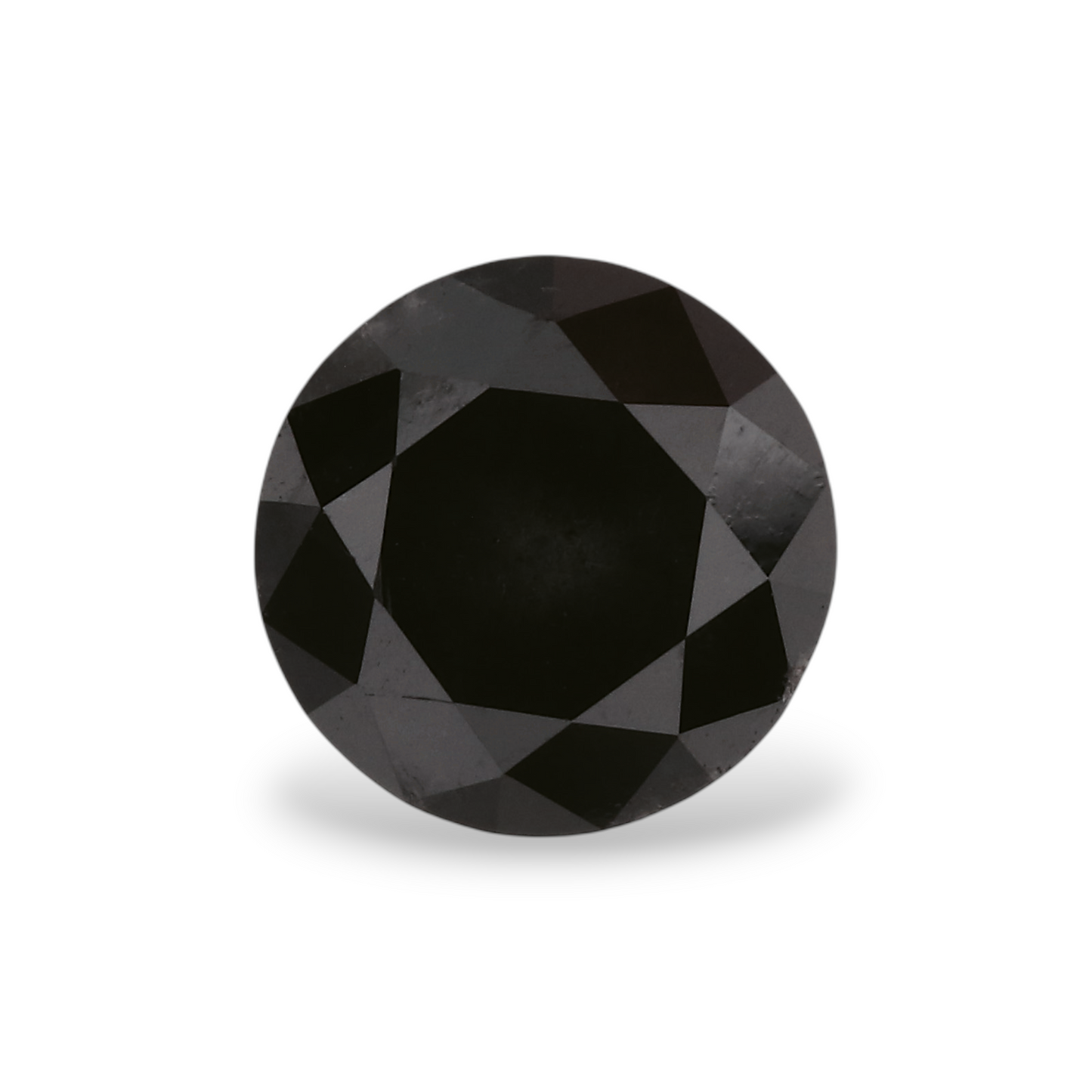 1,43 Karat natürlicher schwarzer runder Diamant (GIA)