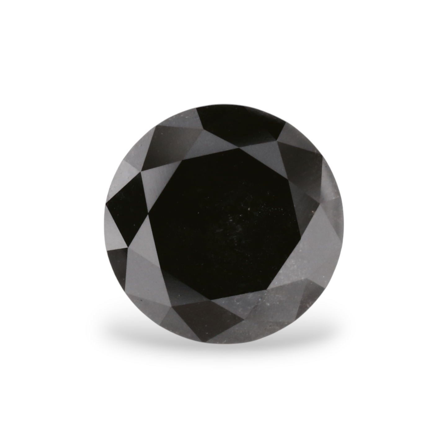 1,71 Karat Natürlicher Schwarzer Runder Diamant GIA