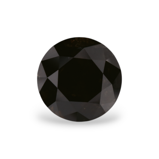 1,74 Karat natürlicher schwarzer runder Diamant (GIA)