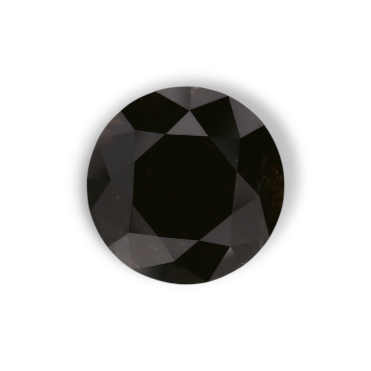 1,74 Karat natürlicher schwarzer runder Diamant (GIA)