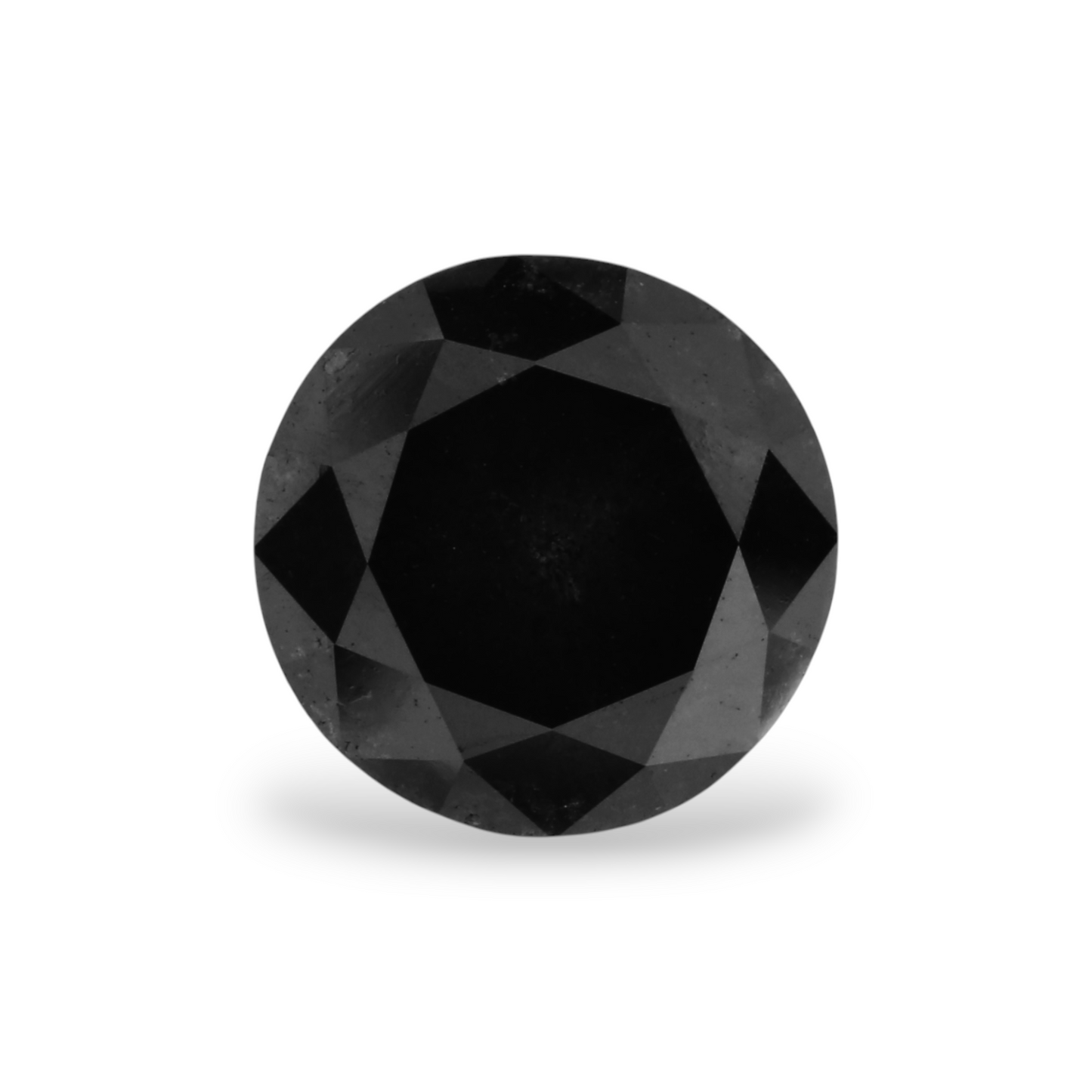 1,81 Karat Natürlicher Schwarzer Runder Diamant GIA