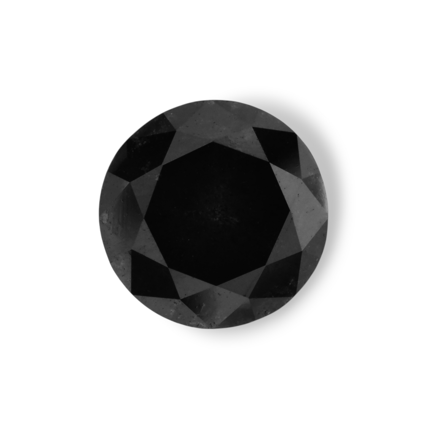 1,81 Karat Natürlicher Schwarzer Runder Diamant GIA