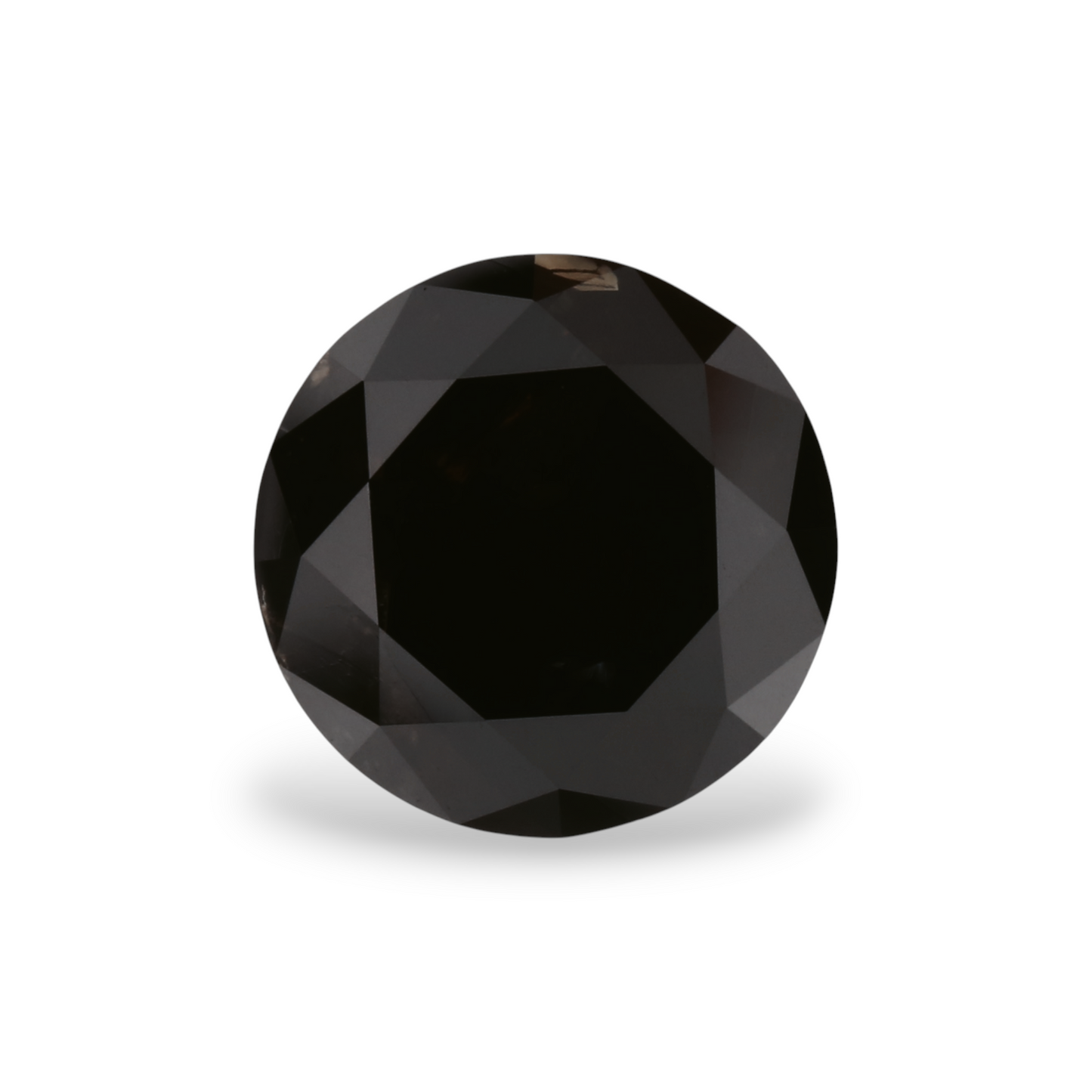 1,82 Karat natürlicher schwarzer runder Diamant (GIA)