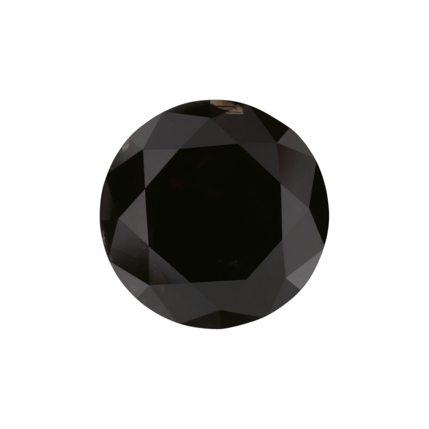 1,82 Karat natürlicher schwarzer runder Diamant (GIA)