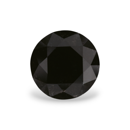 1,91 Karat Natürlicher Schwarzer Runder Diamant GIA