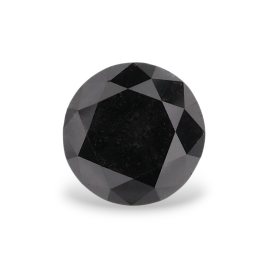 1,05 Karat natürlicher schwarzer runder Diamant (GIA)