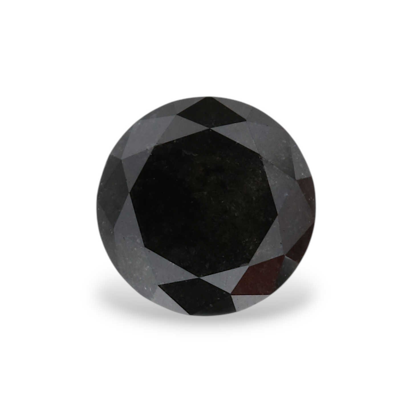 0,93 Karat Natürlicher Schwarzer Runder Diamant GIA