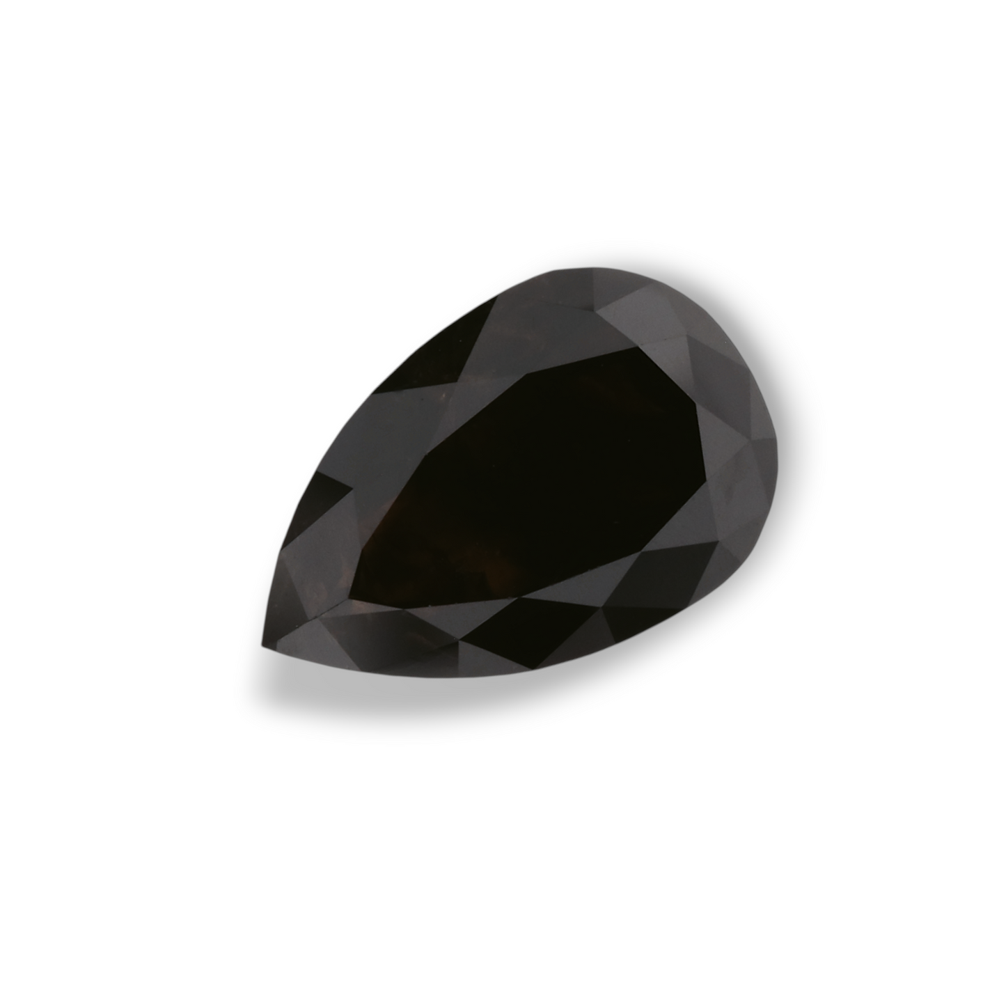 1,45 Karat natürlicher schwarzer Birnendiamant (GIA-geprüft)