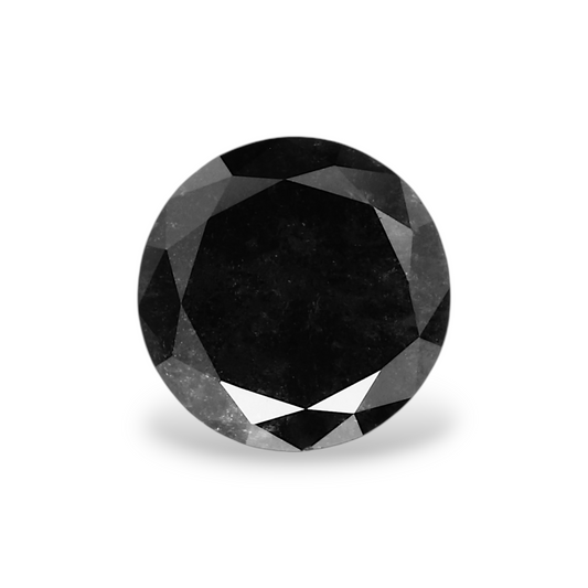 1,05 Karat natürlicher schwarzer runder Diamant (GIA)