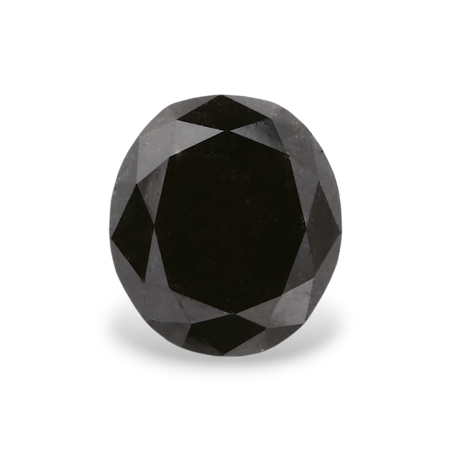 1,48 Karat natürlicher schwarzer ovaler Diamant, GIA-zertifiziert