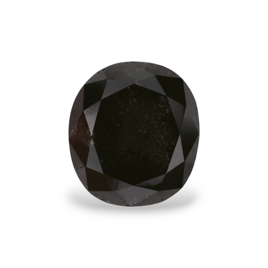 1,74 Karat natürlicher schwarzer ovaler Diamant, GIA-zertifiziert