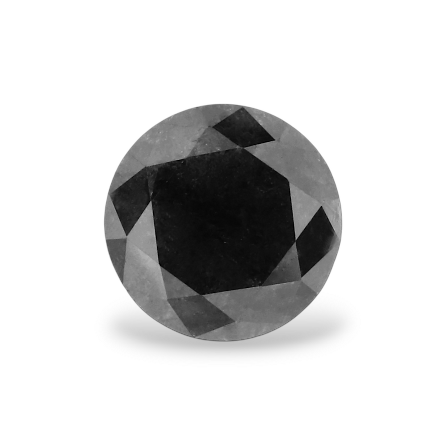 0,95 Karat natürlicher schwarzer runder Diamant (GIA)