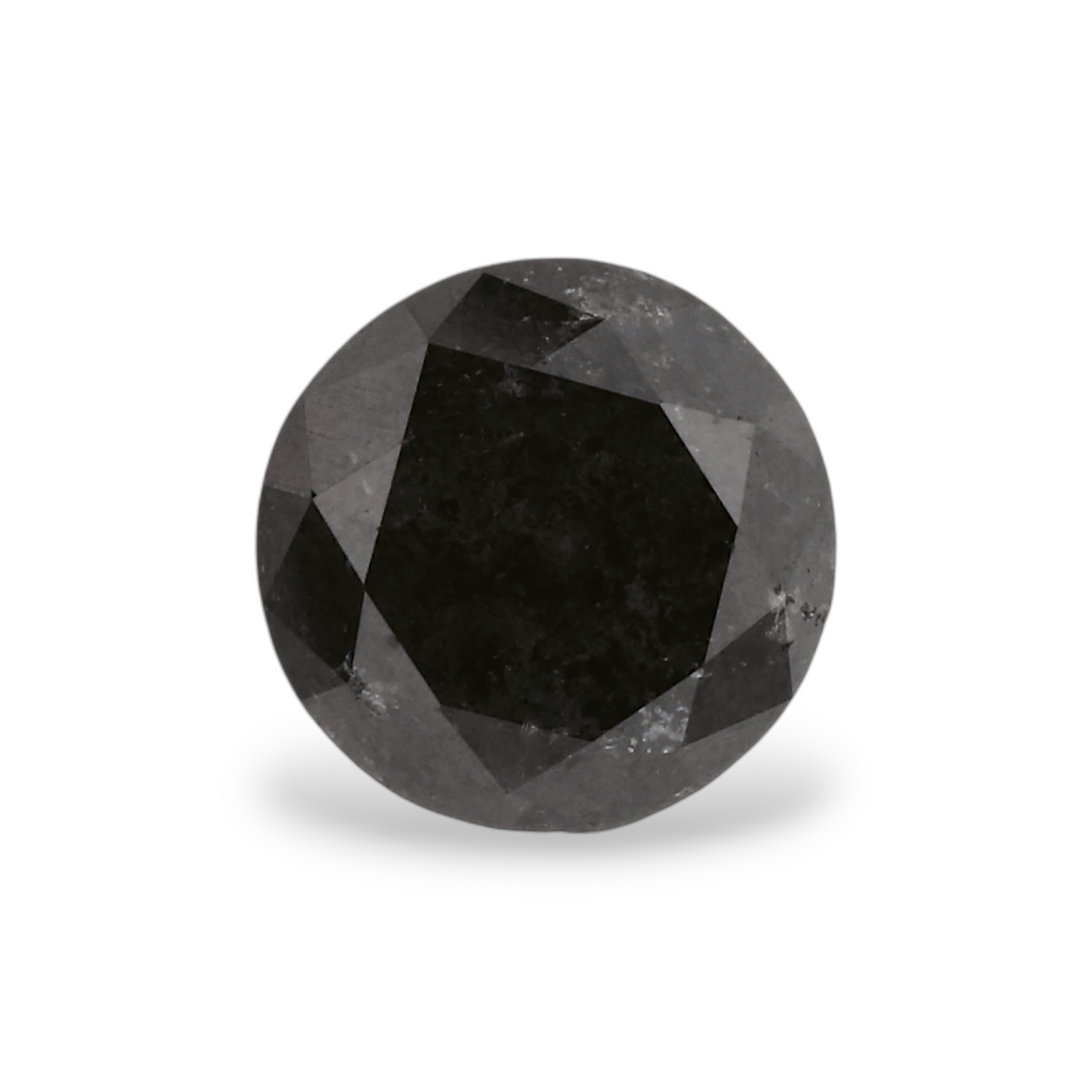 0,75 Karat natürlicher schwarzer runder Diamant (GIA)