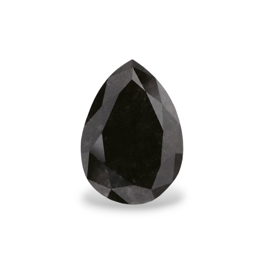 1,17 Karat natürlicher schwarzer Birnendiamant (GIA-geprüft)