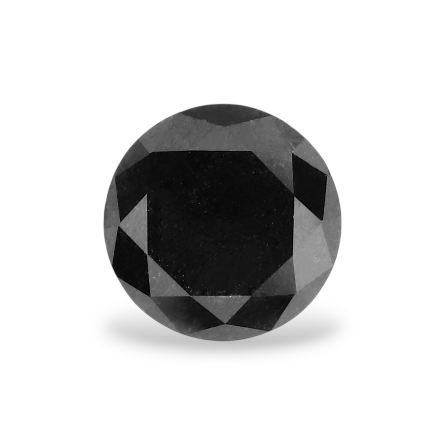 0,95 Karat natürlicher schwarzer runder Diamant (GIA)