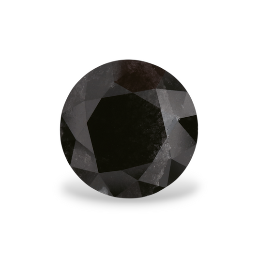 1,81 Karat Natürlicher Schwarzer Runder Diamant GIA