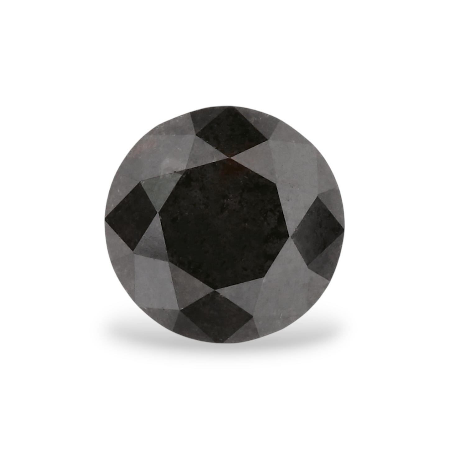 0,94 Karat Natürlicher Schwarzer Runder Diamant GIA