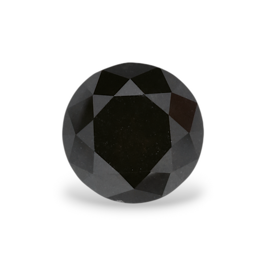 1,10 Karat Natürlicher Schwarzer Runder Diamant GIA