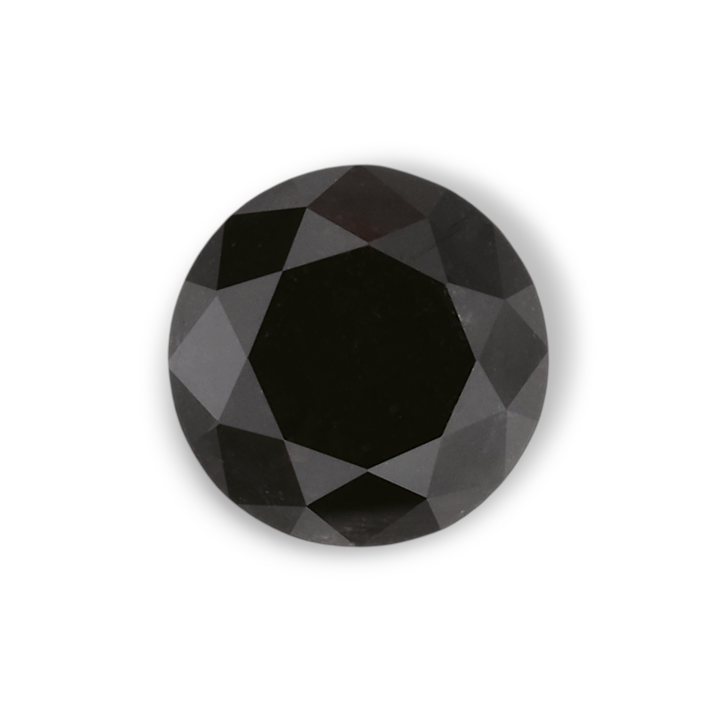 1,22 Karat natürlicher schwarzer runder Diamant (GIA)