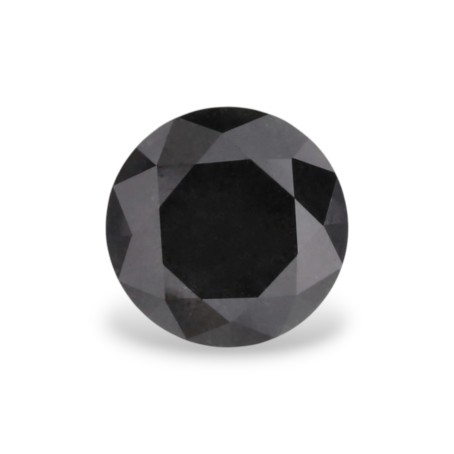 0,6 Karat natürlicher schwarzer runder Diamant (GIA)