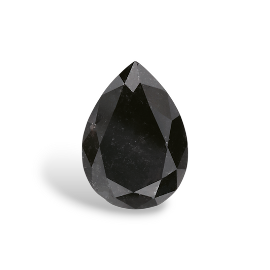 1,02 Karat natürlicher schwarzer Birnendiamant (GIA-geprüft)