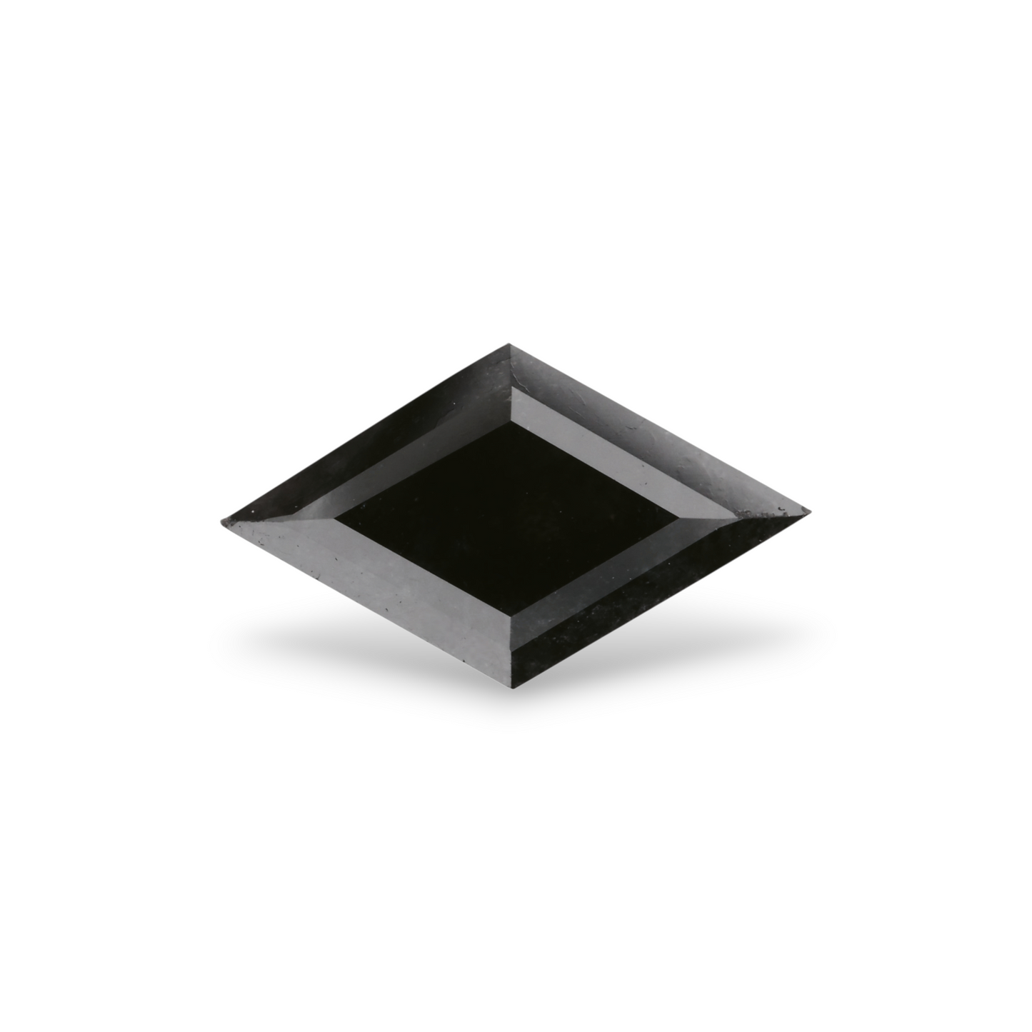 2,64 Karat natürlicher schwarzer Diamant im Rautenschliff, GIA-zertifiziert