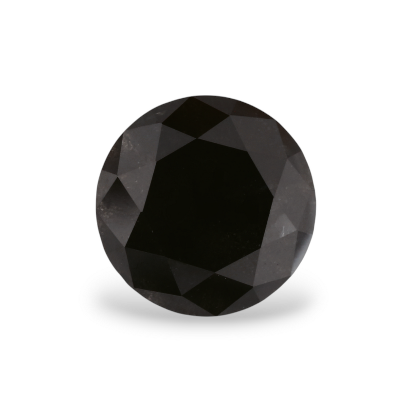 1,93 Karat Natürlicher Schwarzer Runder Diamant GIA