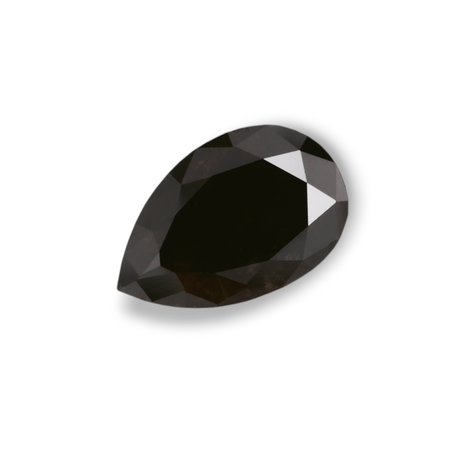 1,86 Karat natürlicher schwarzer Birnendiamant (GIA-geprüft)