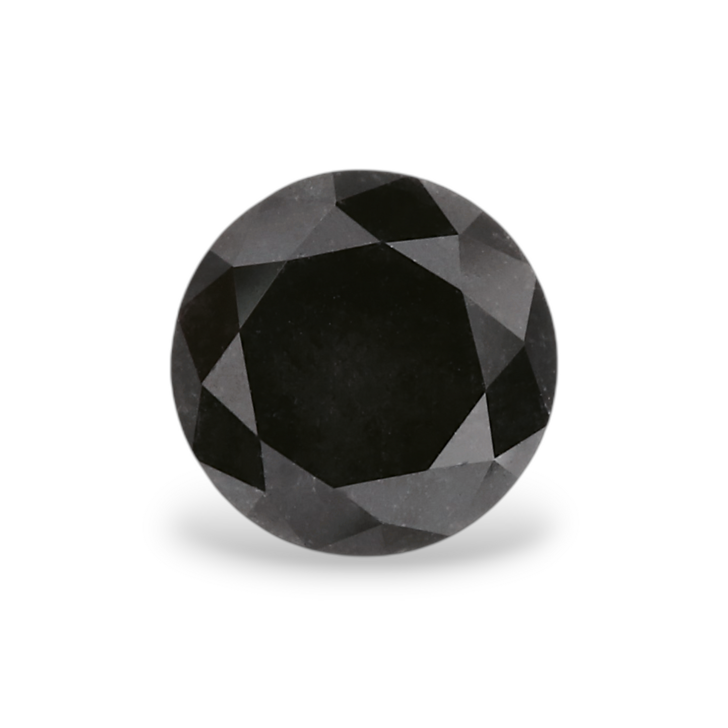 0,92 Karat Natürlicher Schwarzer Runder Diamant GIA