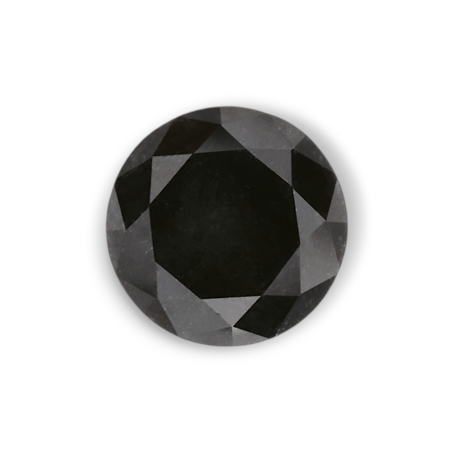 0,92 Karat Natürlicher Schwarzer Runder Diamant GIA