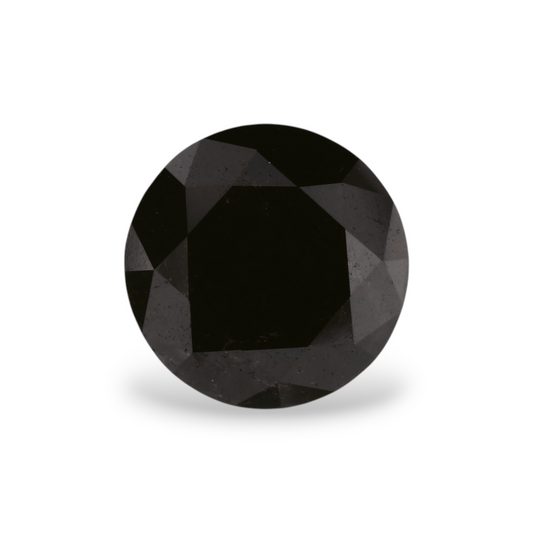 1,88 Karat natürlicher schwarzer runder Diamant (GIA)