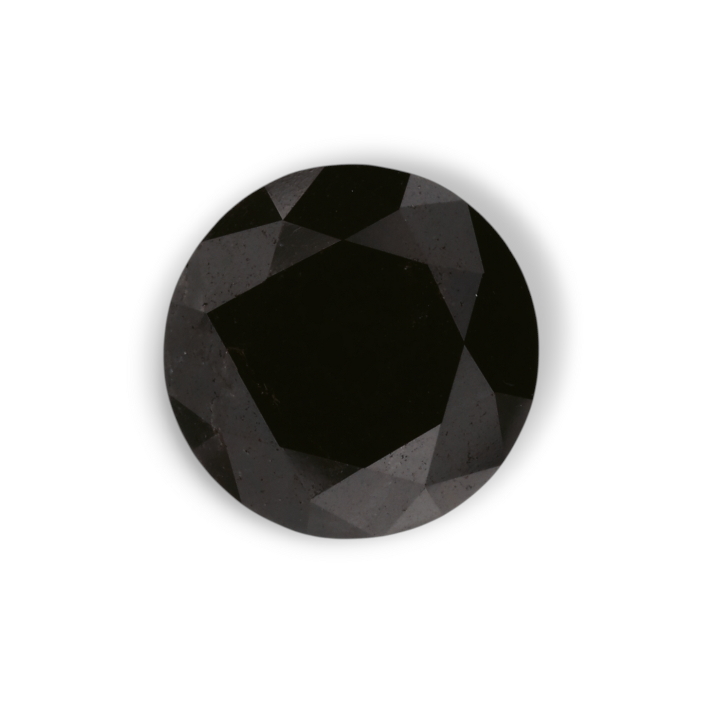 1,88 Karat natürlicher schwarzer runder Diamant (GIA)