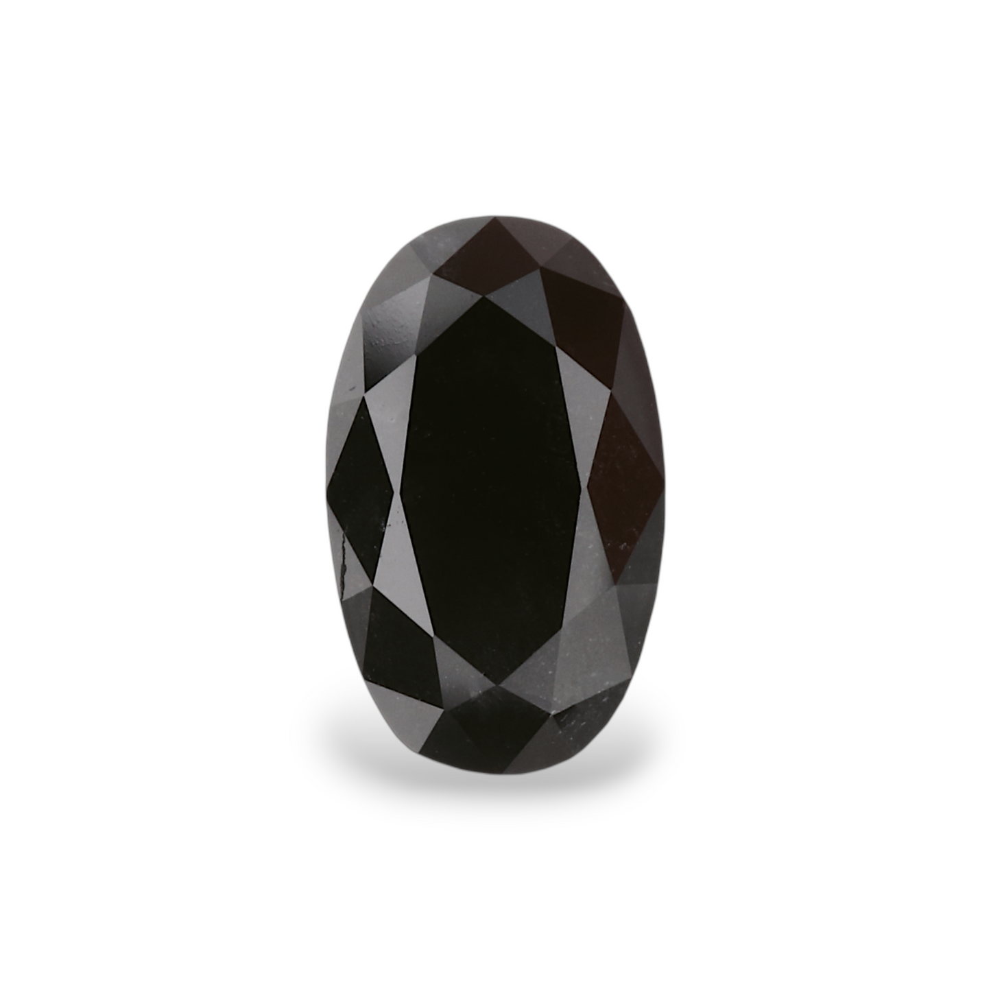 1,24 Karat natürlicher schwarzer ovaler Diamant, GIA-zertifiziert