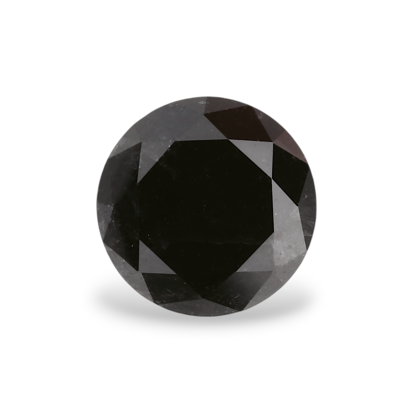 1,07 Karat Natürlicher Schwarzer Runder Diamant GIA