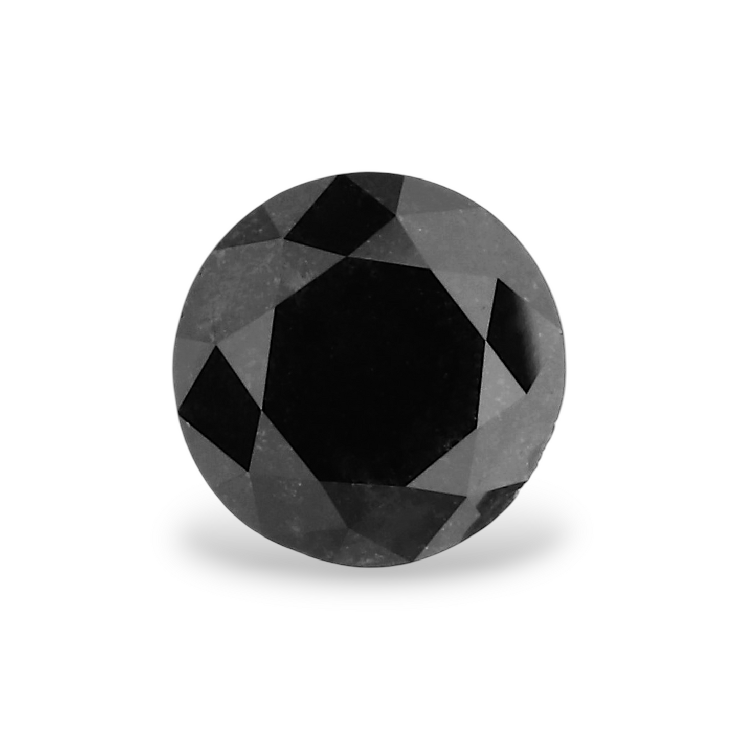 0,64 Karat natürlicher schwarzer runder Diamant (GIA)