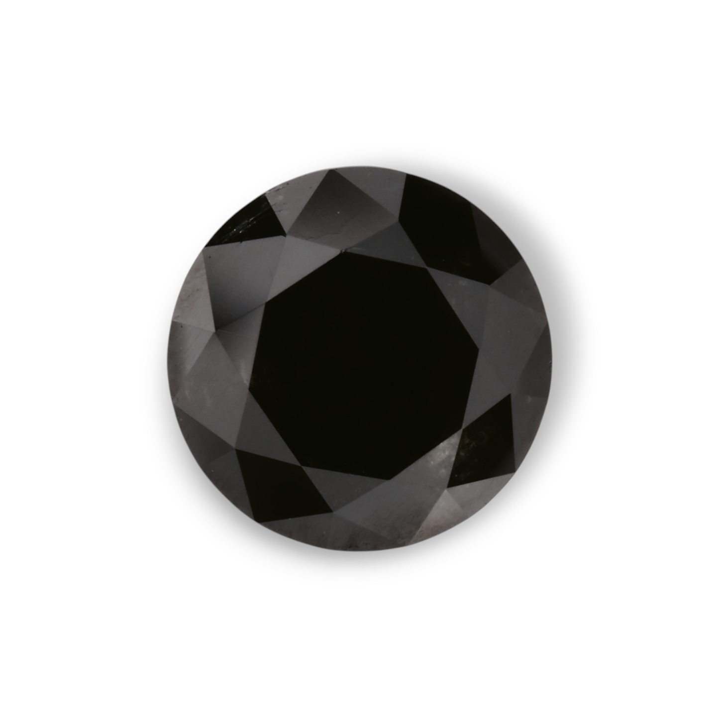 1,78 Karat natürlicher schwarzer runder Diamant (GIA-geprüft)