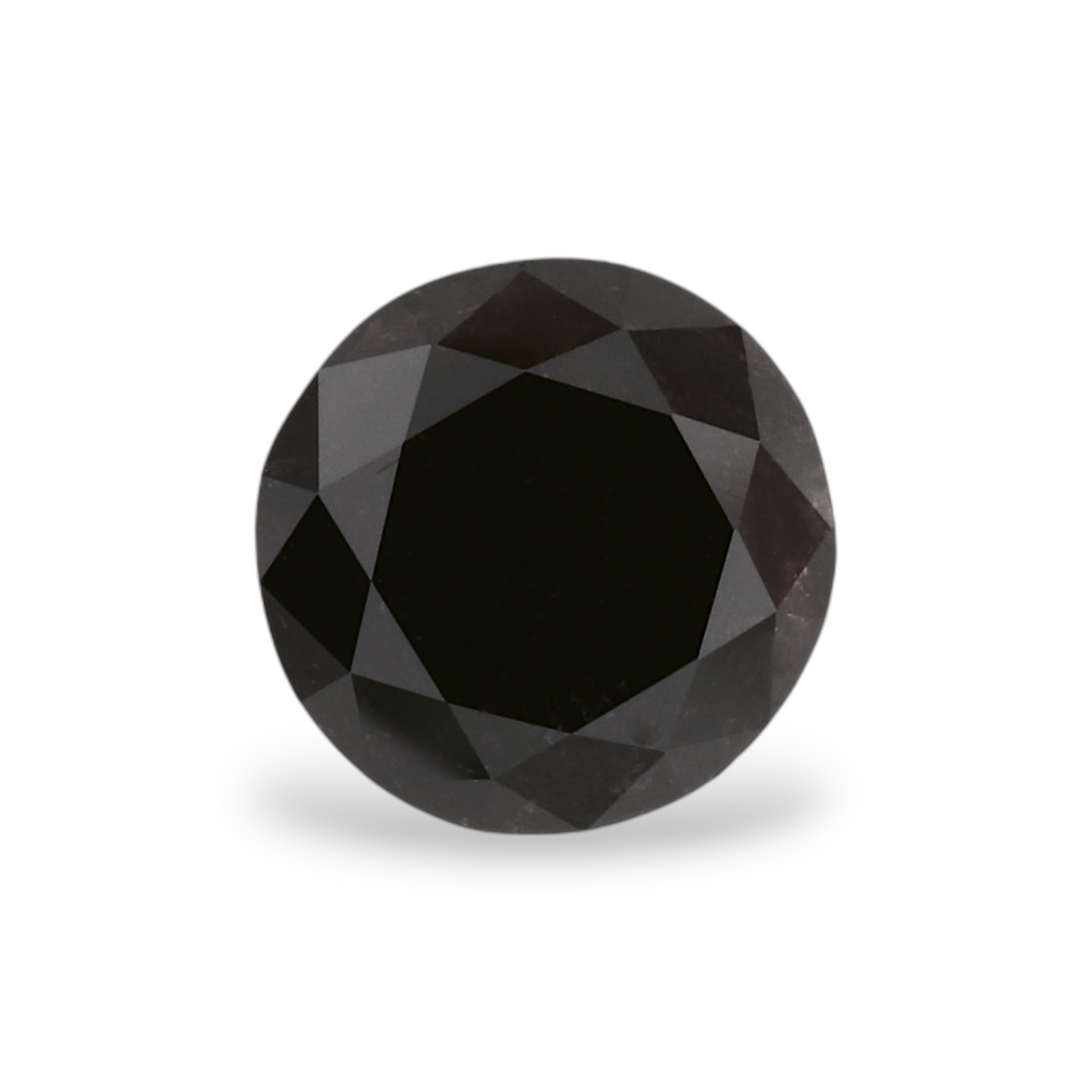 1,26 Karat natürlicher schwarzer runder Diamant (GIA)