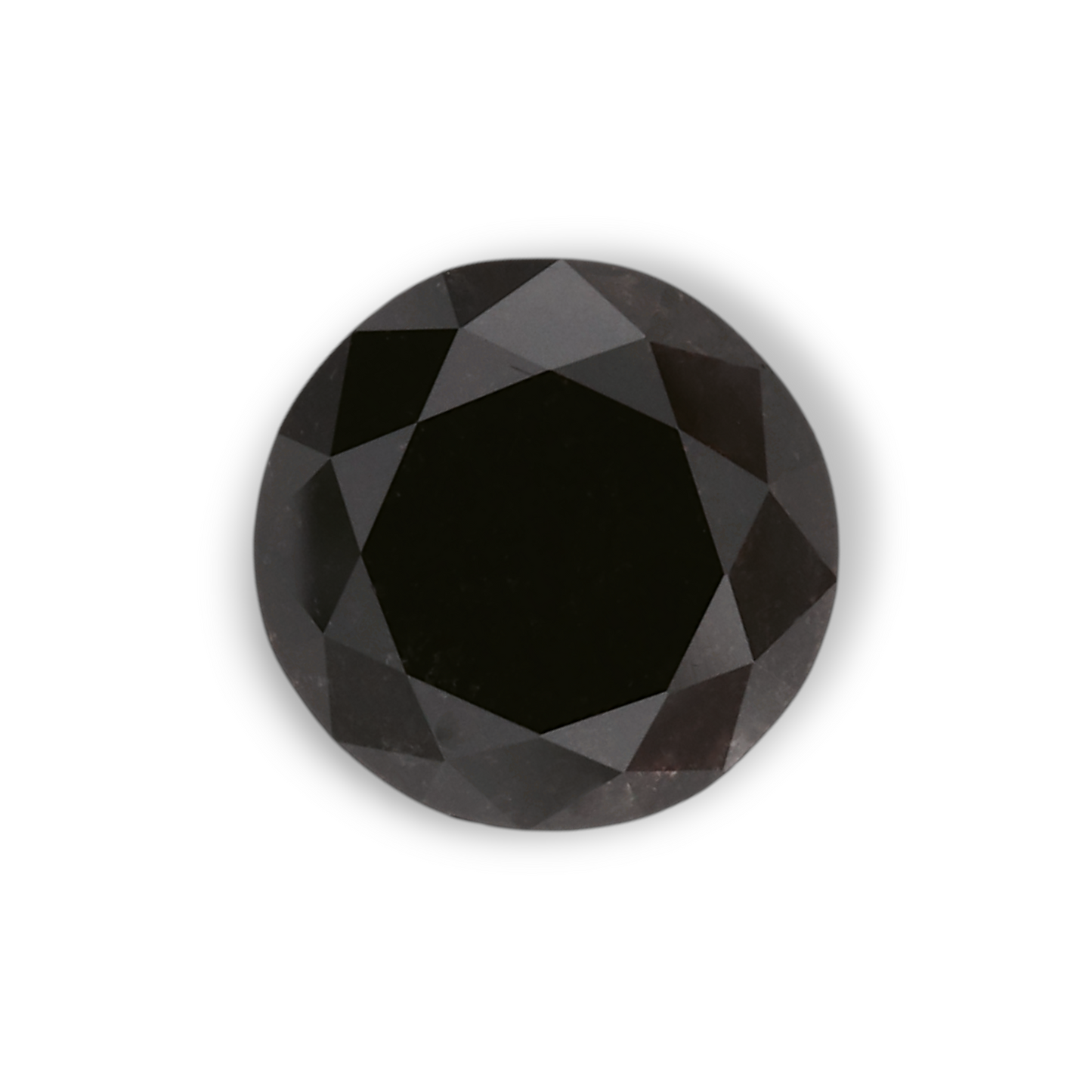1,26 Karat natürlicher schwarzer runder Diamant (GIA)