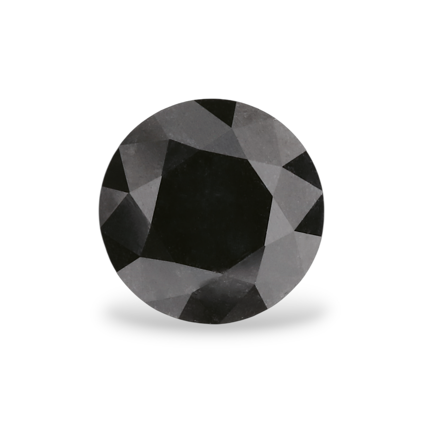 0,94 Karat Natürlicher Schwarzer Runder Diamant GIA