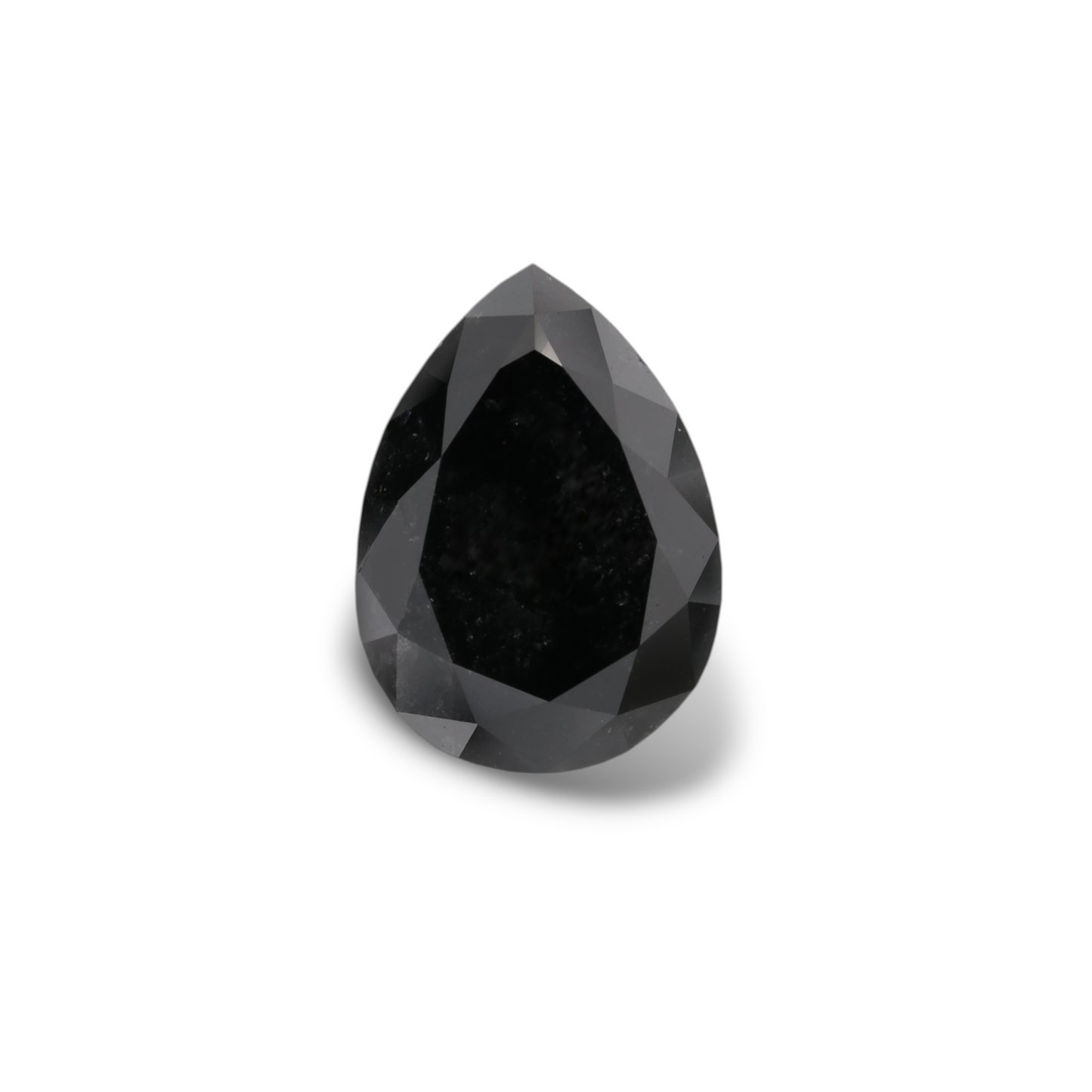 2,94 Karat natürlicher schwarzer Birnendiamant (GIA-geprüft)